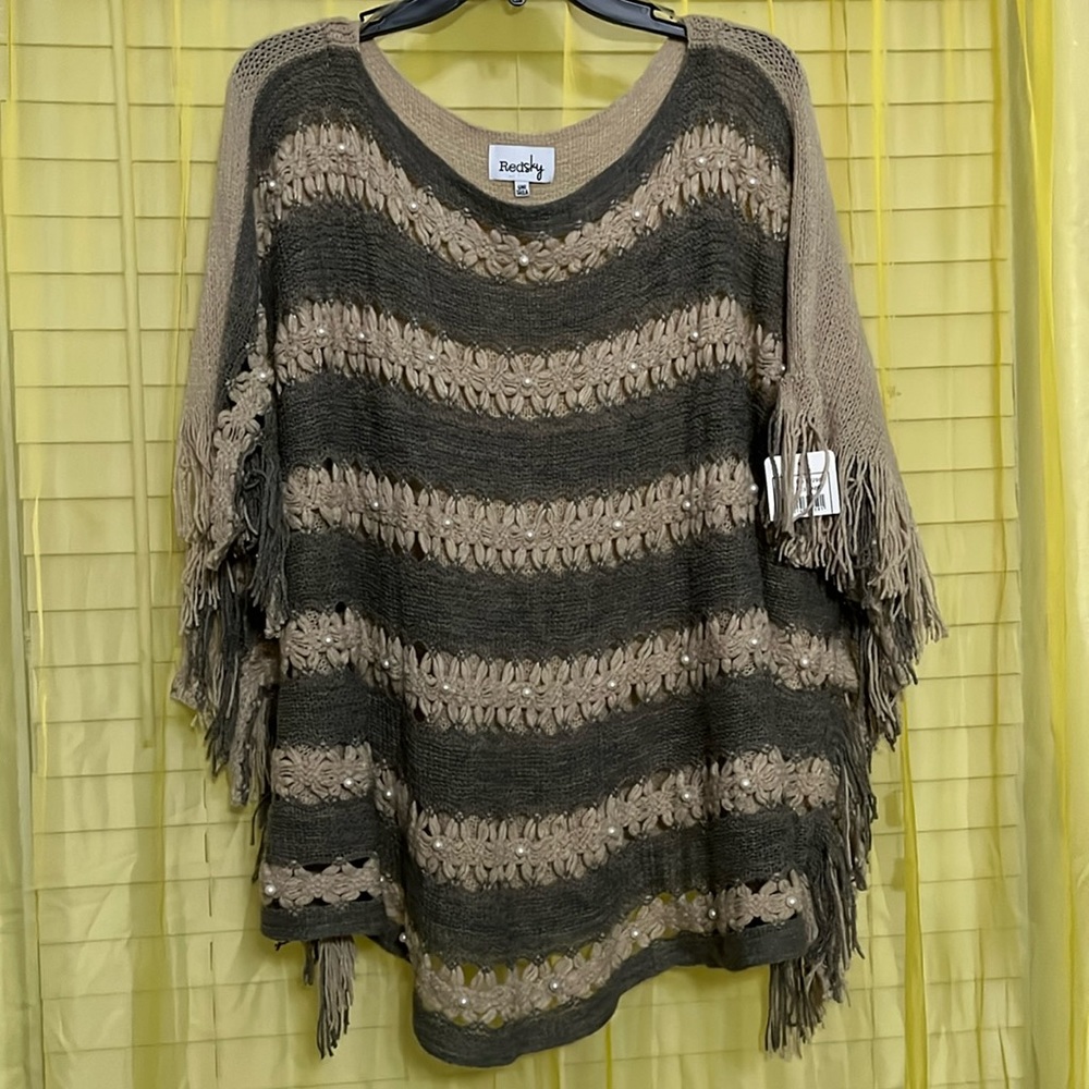 Woman over sweater
